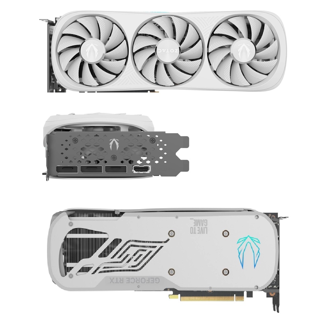GPU RTX 4070TI 12GB OC ZOTAC GAMING TRINITY WHITE